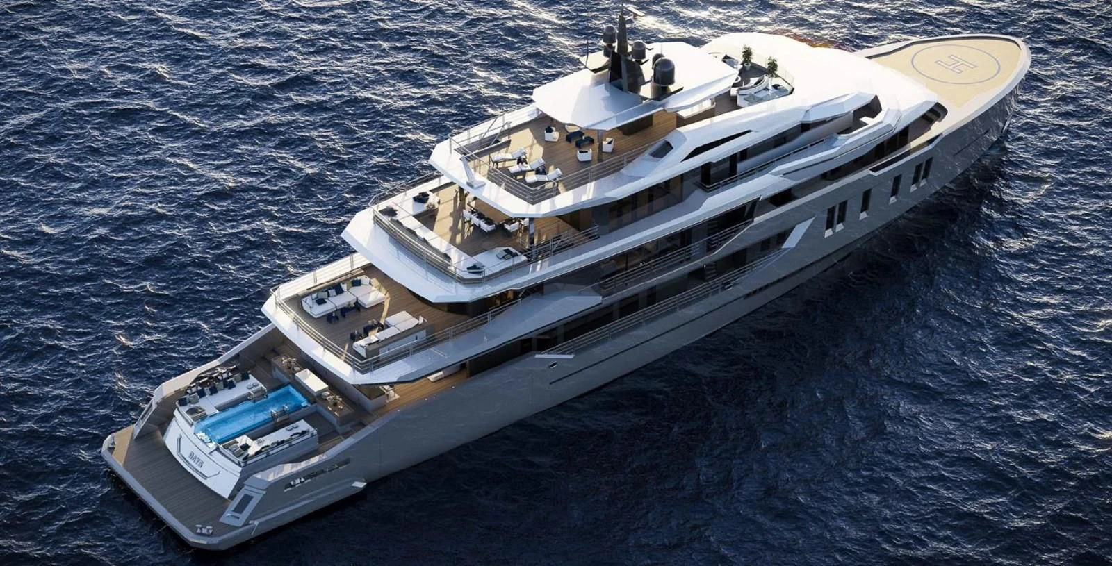 a ship on the water aboard ICE 68 Yacht for Sale