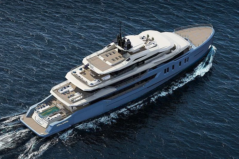 a ship on the water aboard ICE 68 Yacht for Sale