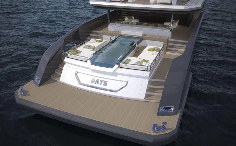 a boat on the water aboard ICE 68 Yacht for Sale