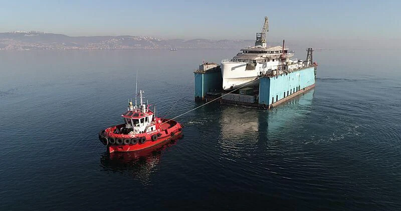 a couple of boats in the water aboard ICE 68 Yacht for Sale