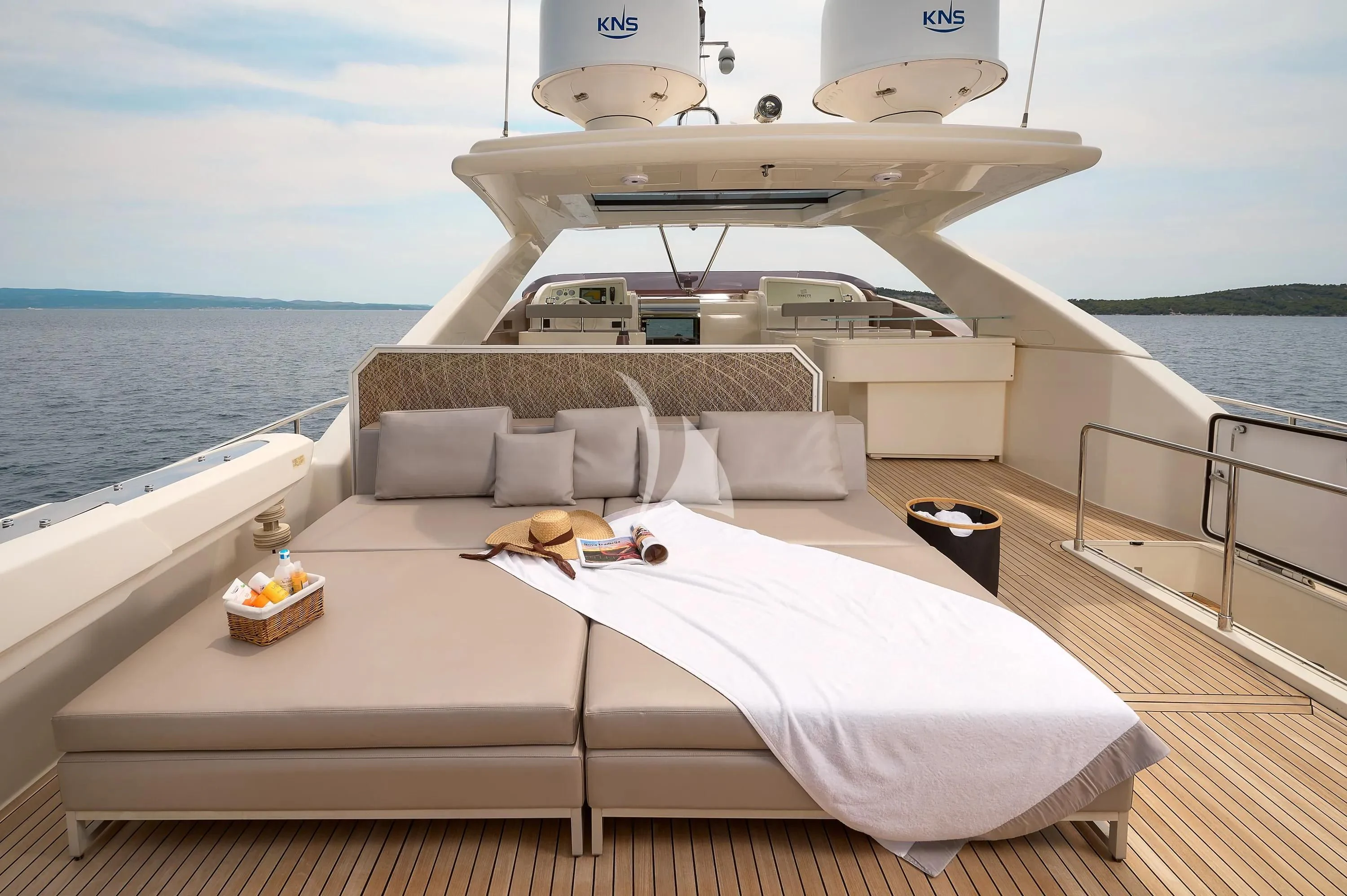 a boat on a boat aboard IVA Yacht for Sale