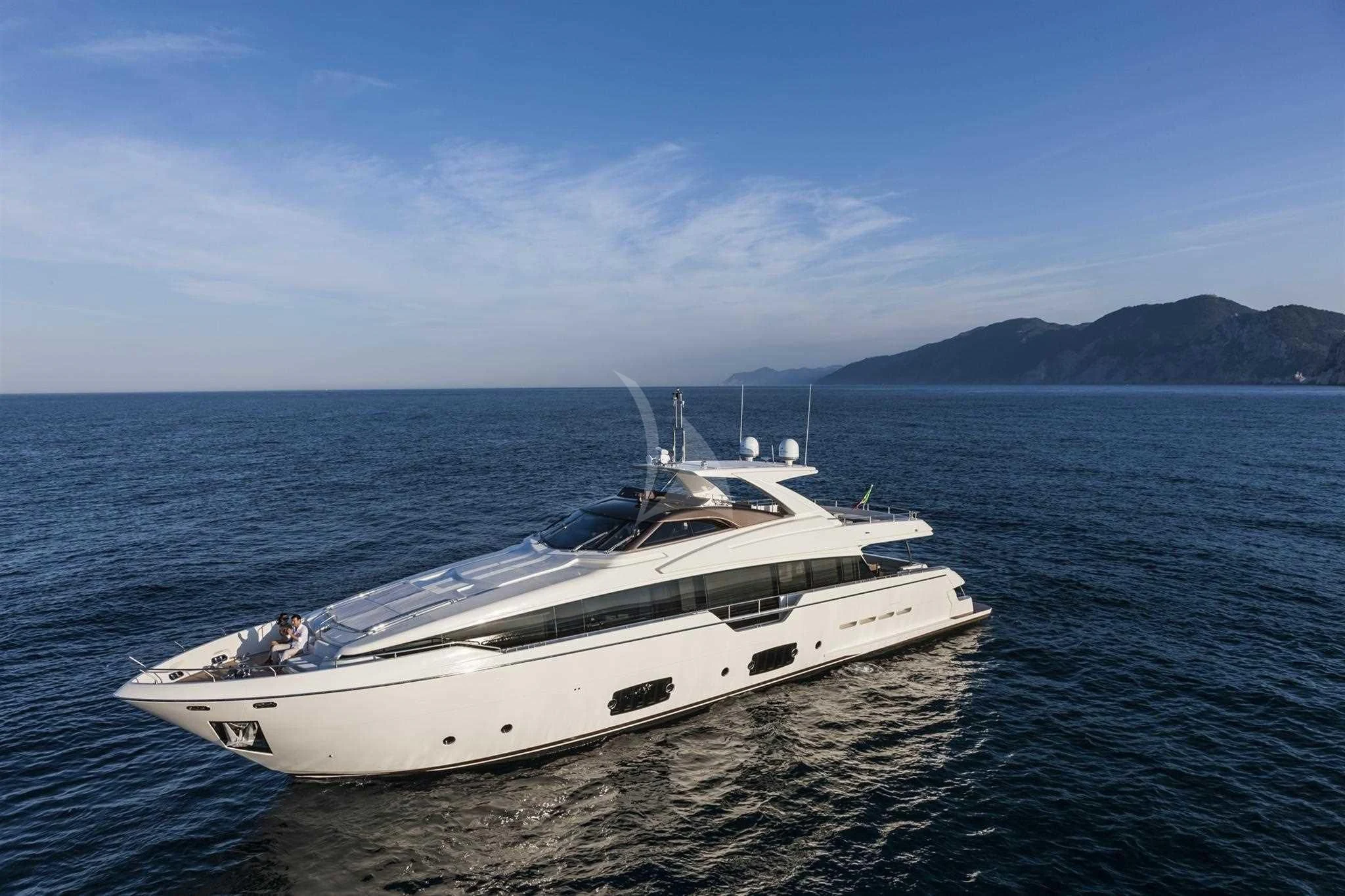 a boat on the water aboard IVA Yacht for Sale