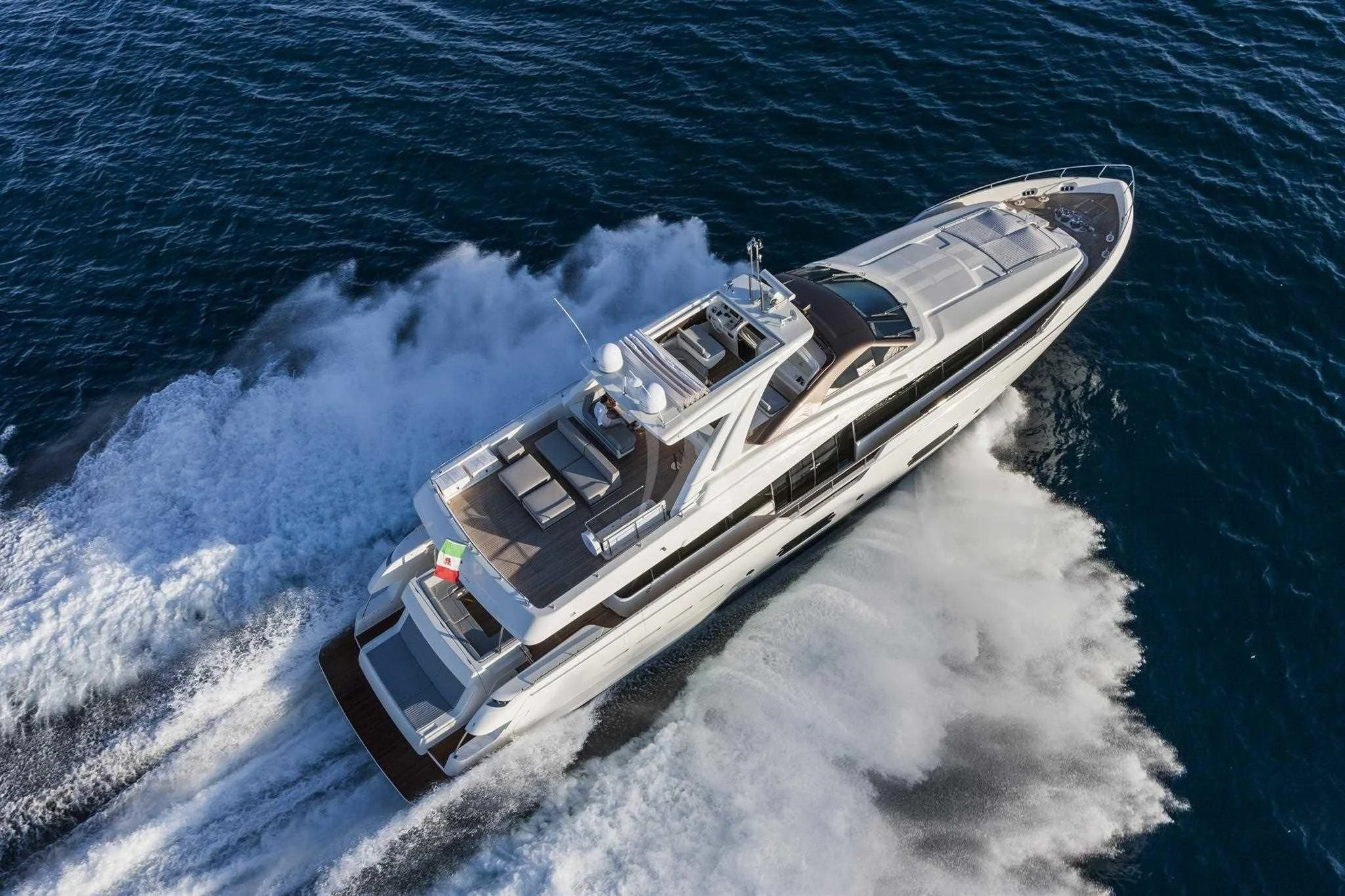 a ship on the water aboard IVA Yacht for Sale