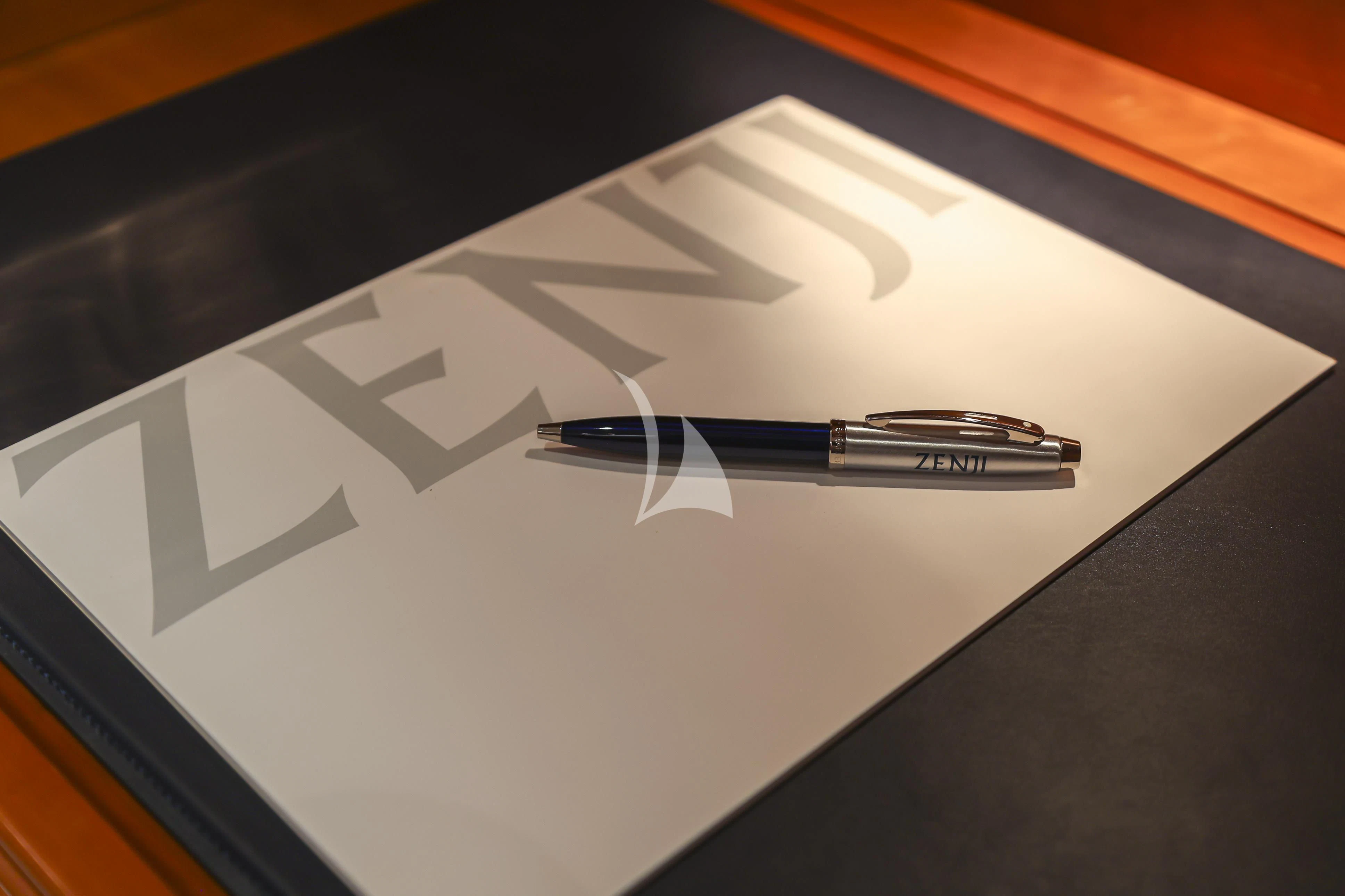 a close-up of a pen aboard ZENJI Yacht for Sale