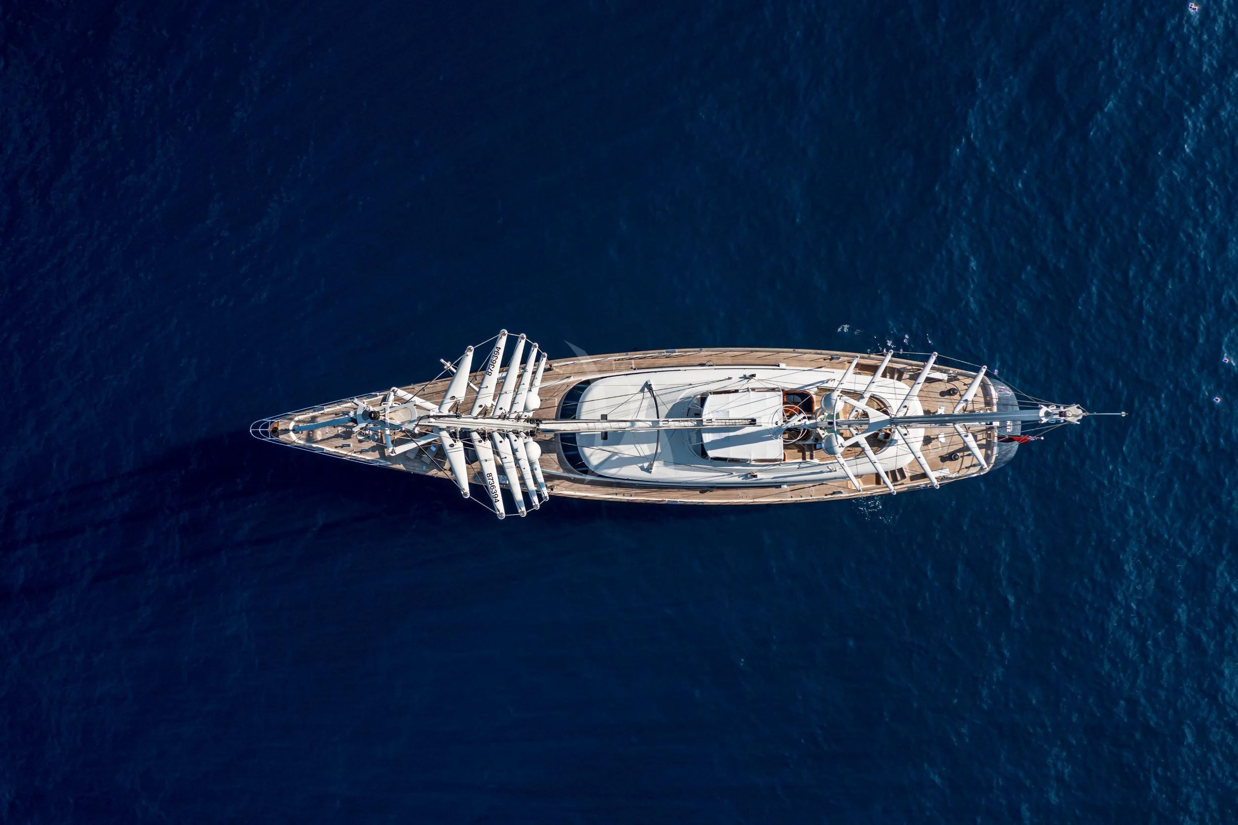 a boat in the water aboard ZENJI Yacht for Sale