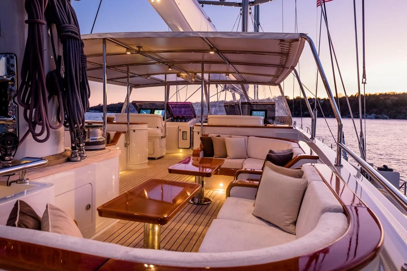 a boat on the water aboard ZENJI Yacht for Sale