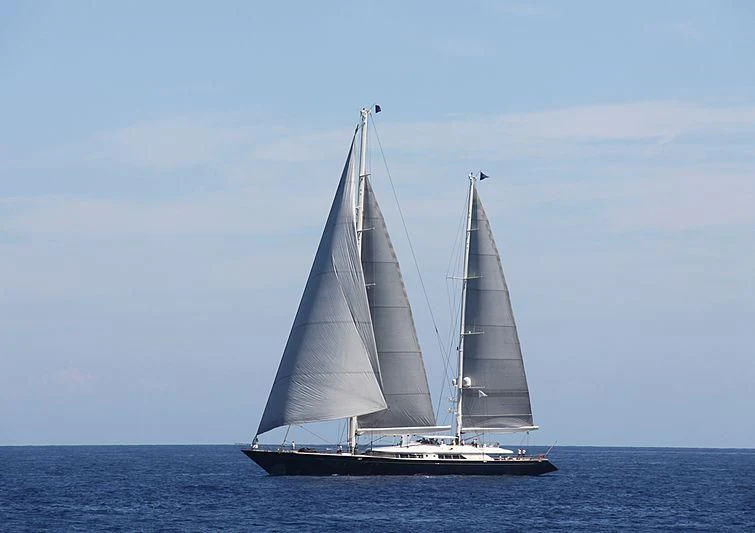 a sailboat on the water aboard ZENJI Yacht for Sale