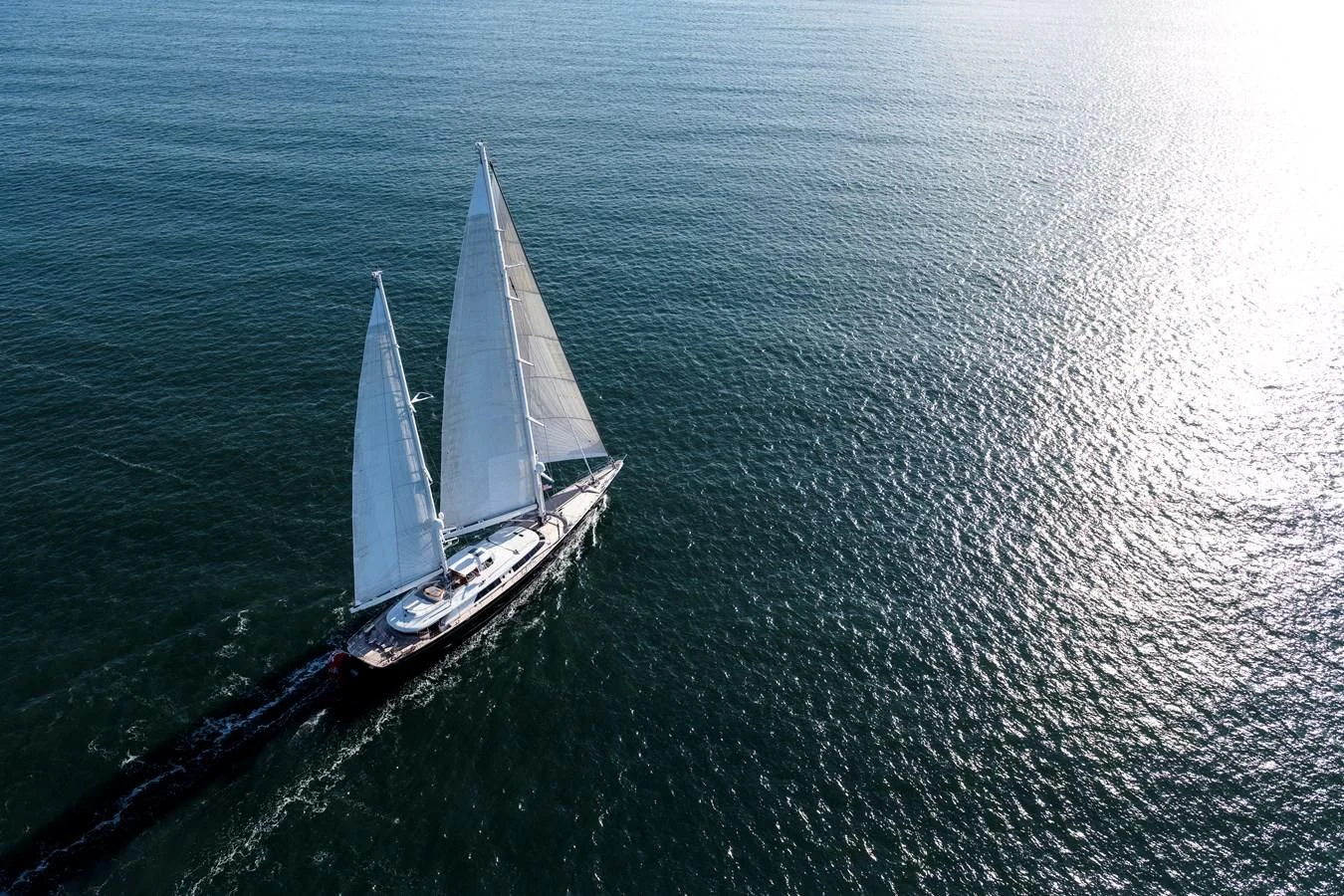a boat on the water aboard ZENJI Yacht for Sale