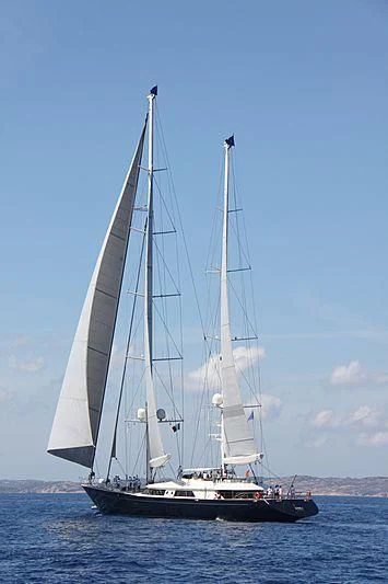 a sailboat on the water aboard ZENJI Yacht for Sale