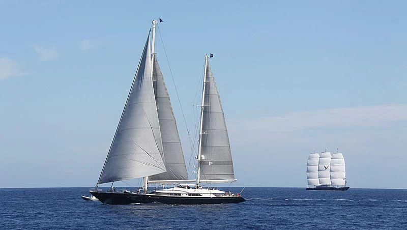 a sailboat on the water aboard ZENJI Yacht for Sale