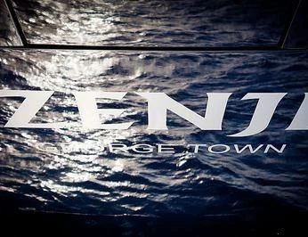 a close-up of a sign aboard ZENJI Yacht for Sale