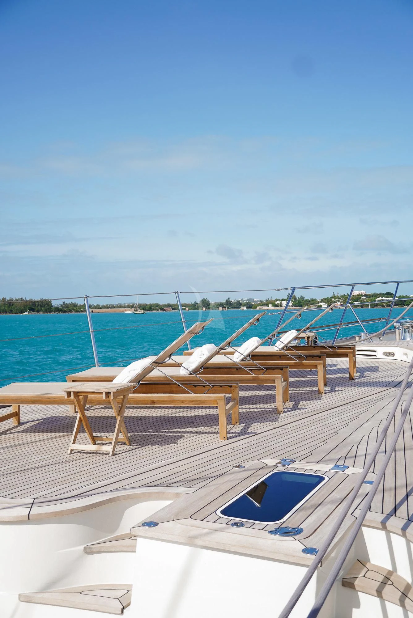 a boat on the water aboard ZENJI Yacht for Sale