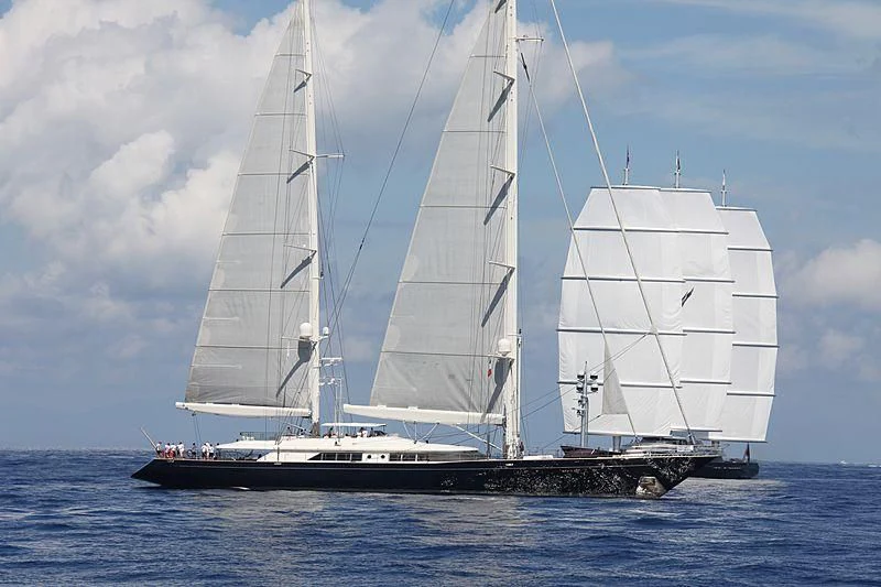 a sailboat on the water aboard ZENJI Yacht for Sale