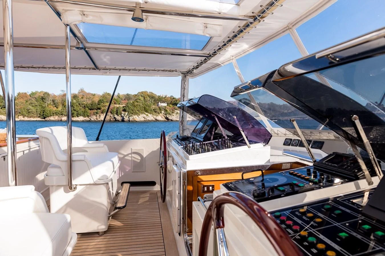 a boat on the water aboard ZENJI Yacht for Sale