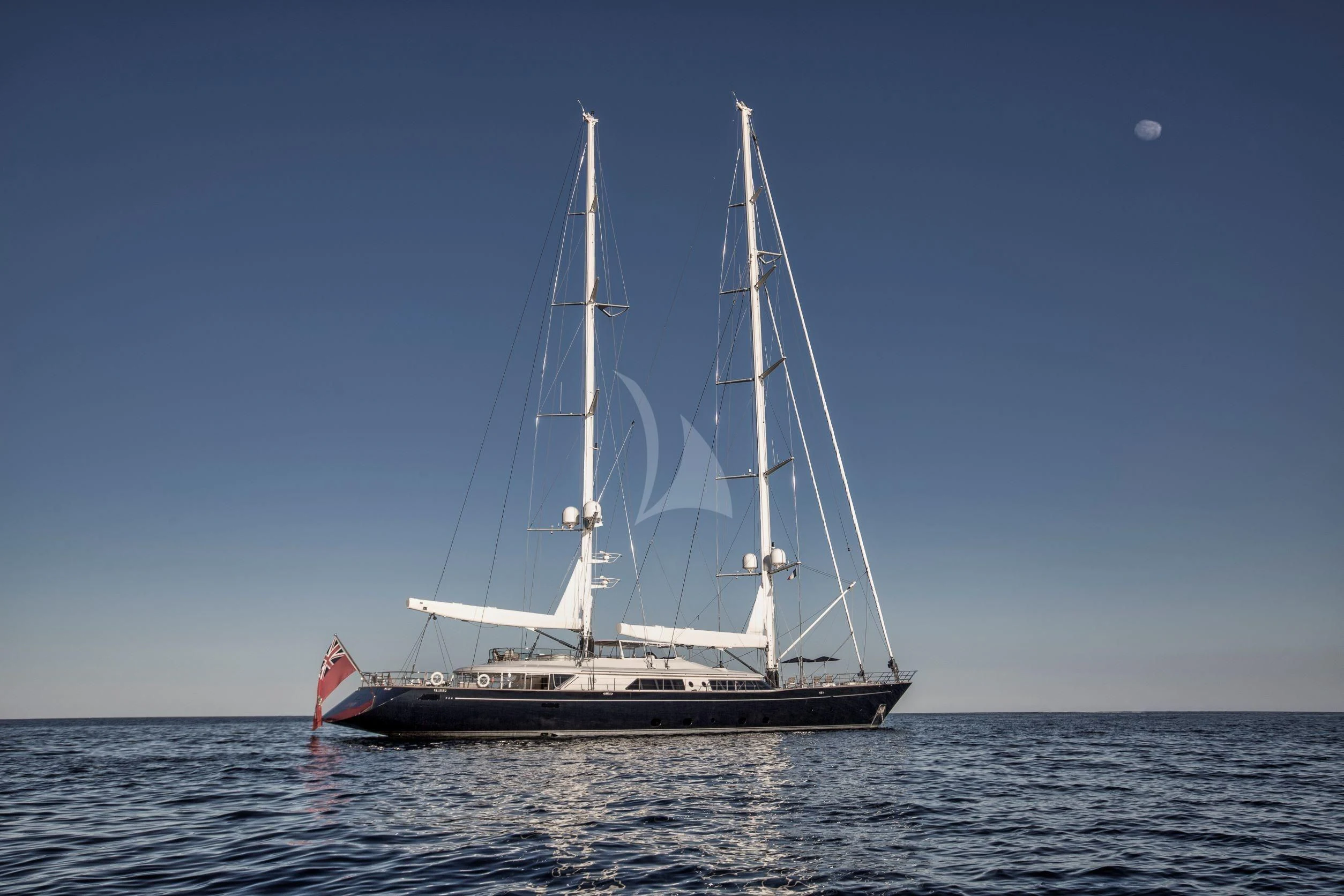 a sailboat in the water aboard ZENJI Yacht for Sale