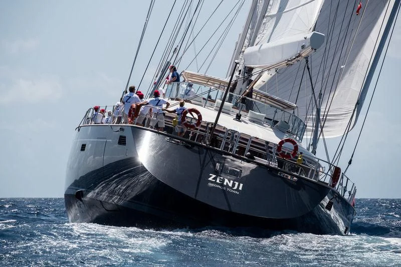 a boat with people on it aboard ZENJI Yacht for Sale