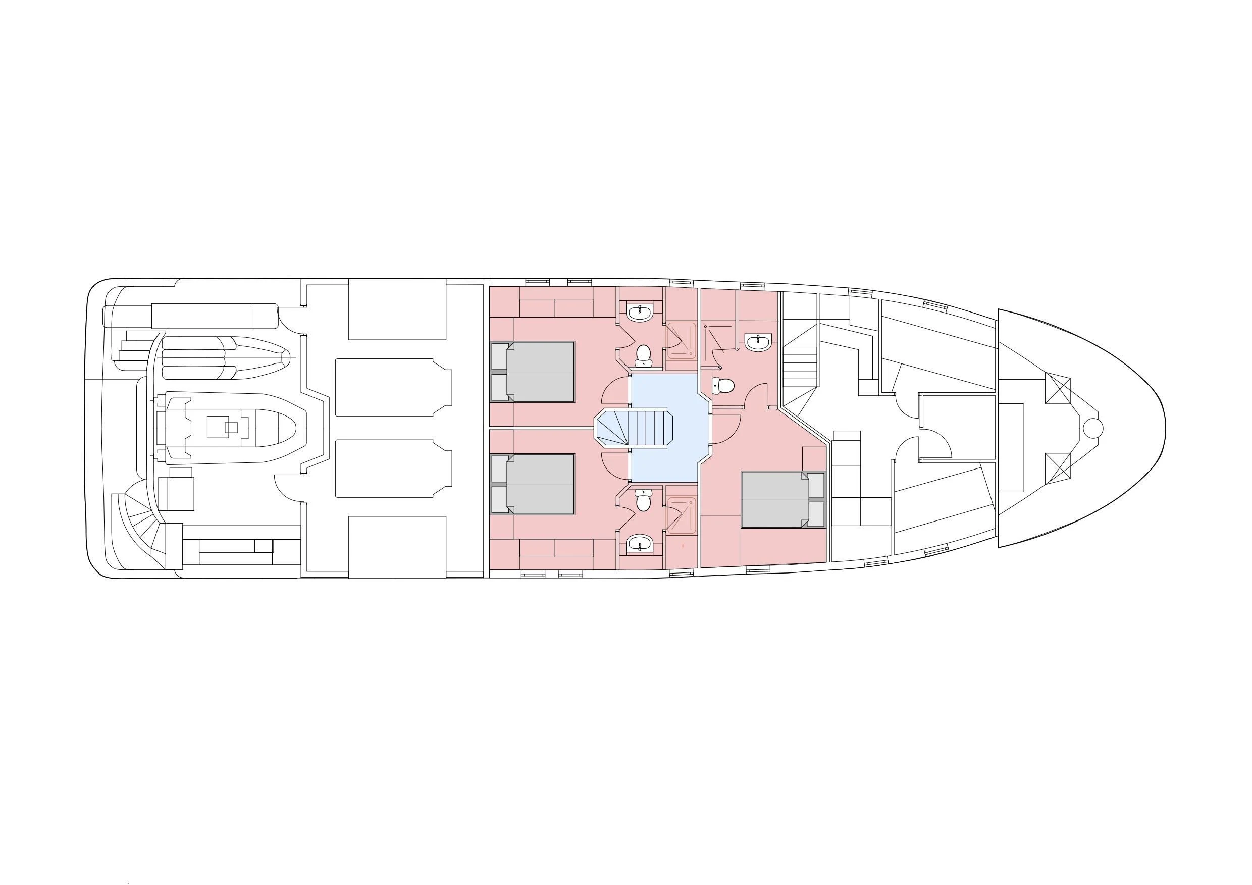 diagram aboard BALTIC SEA Yacht for Sale