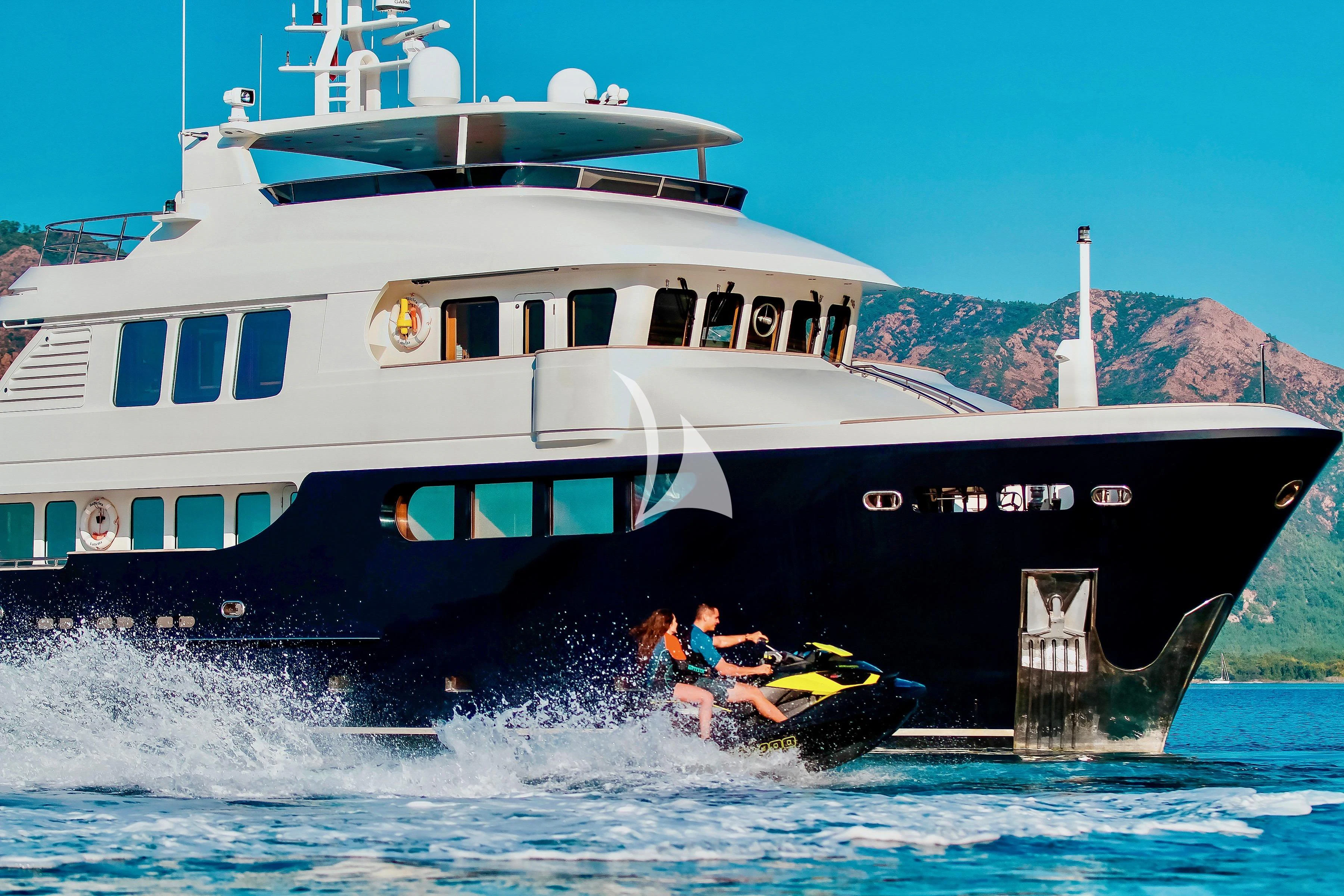 a boat in the water aboard BALTIC SEA Yacht for Sale