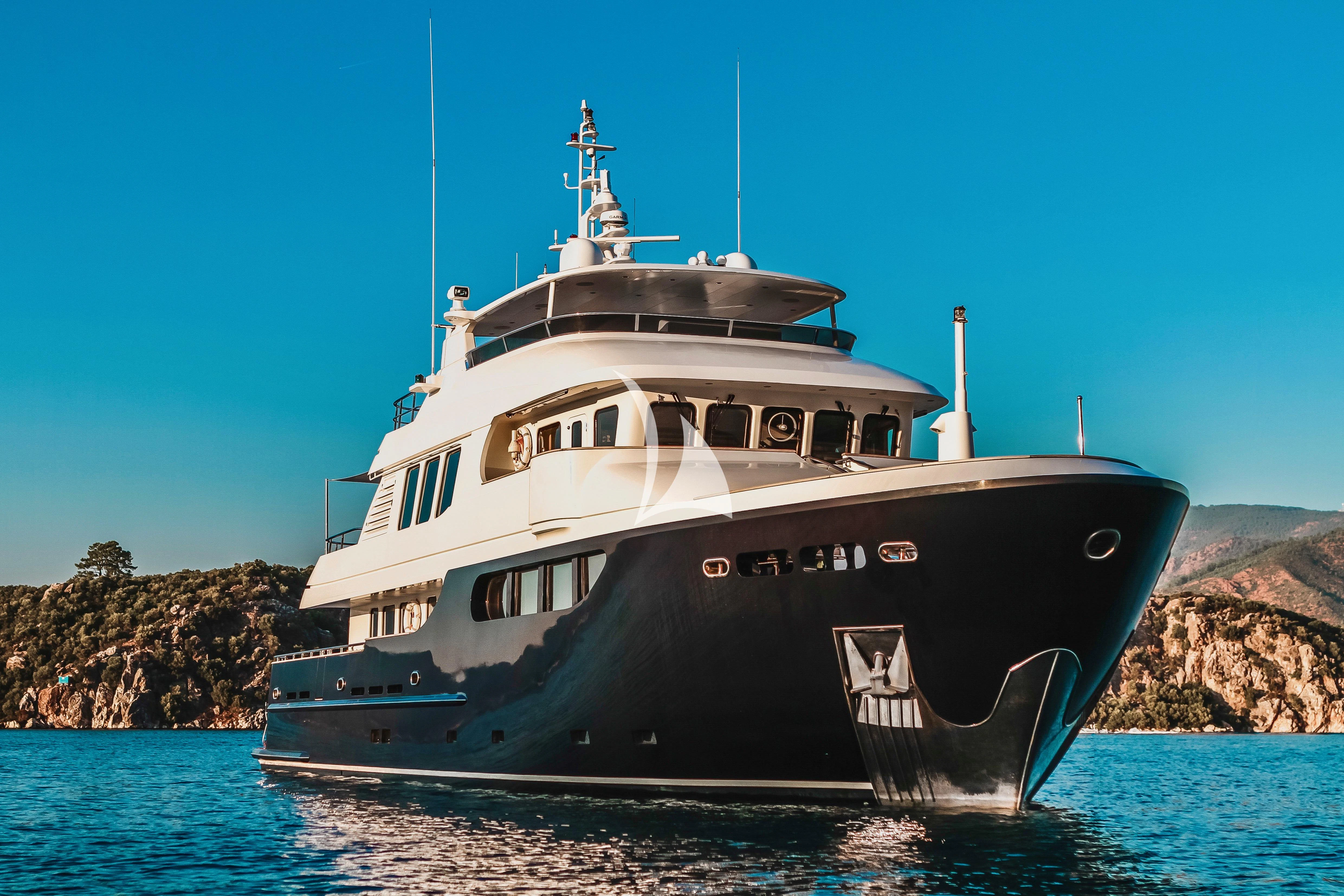 a boat on the water aboard BALTIC SEA Yacht for Sale