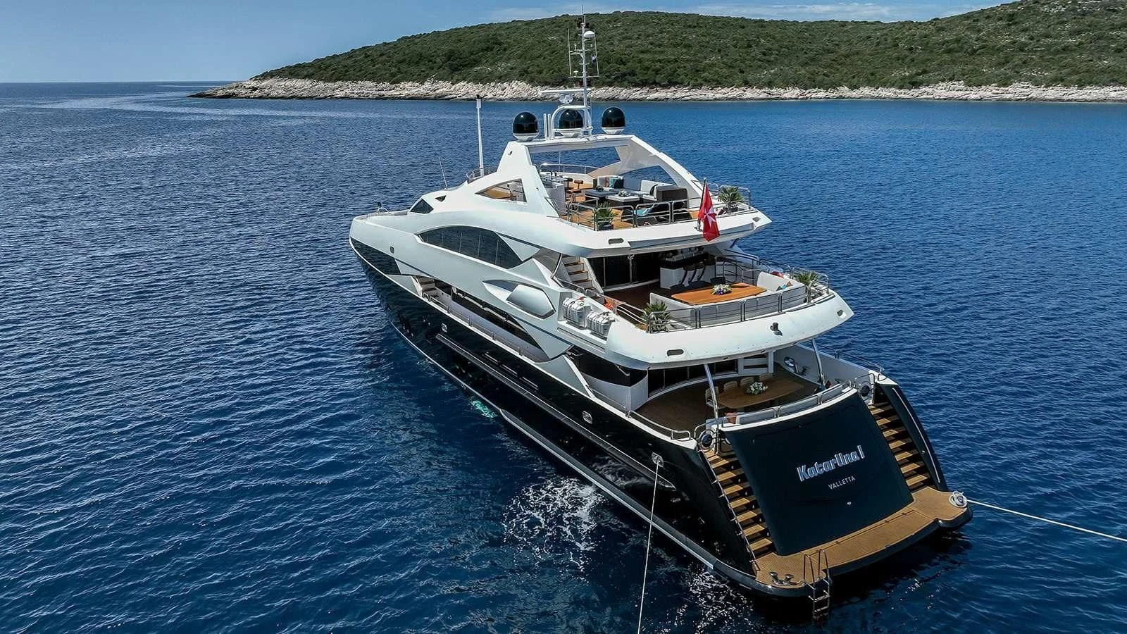 a boat on the water aboard KATARIINA I Yacht for Sale