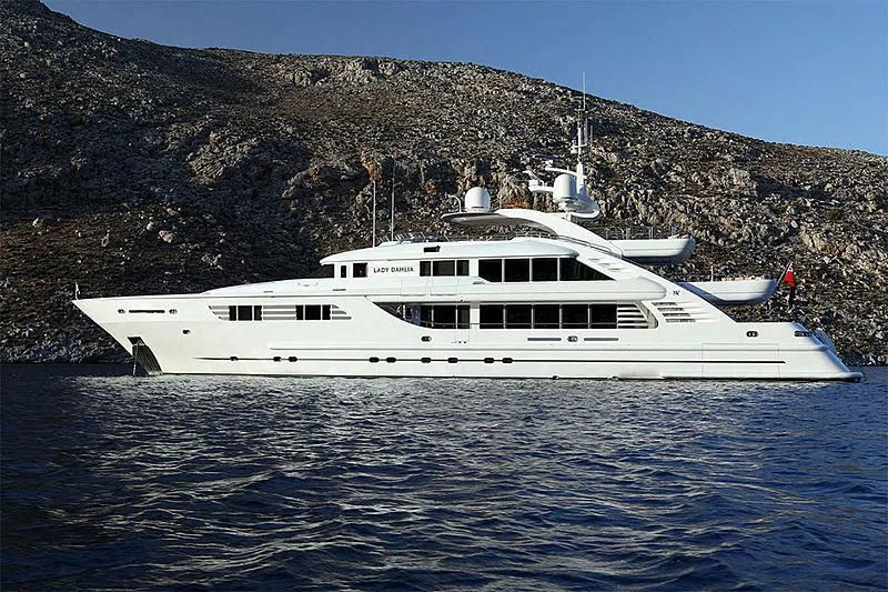 a boat in the water aboard ALALYA Yacht for Sale