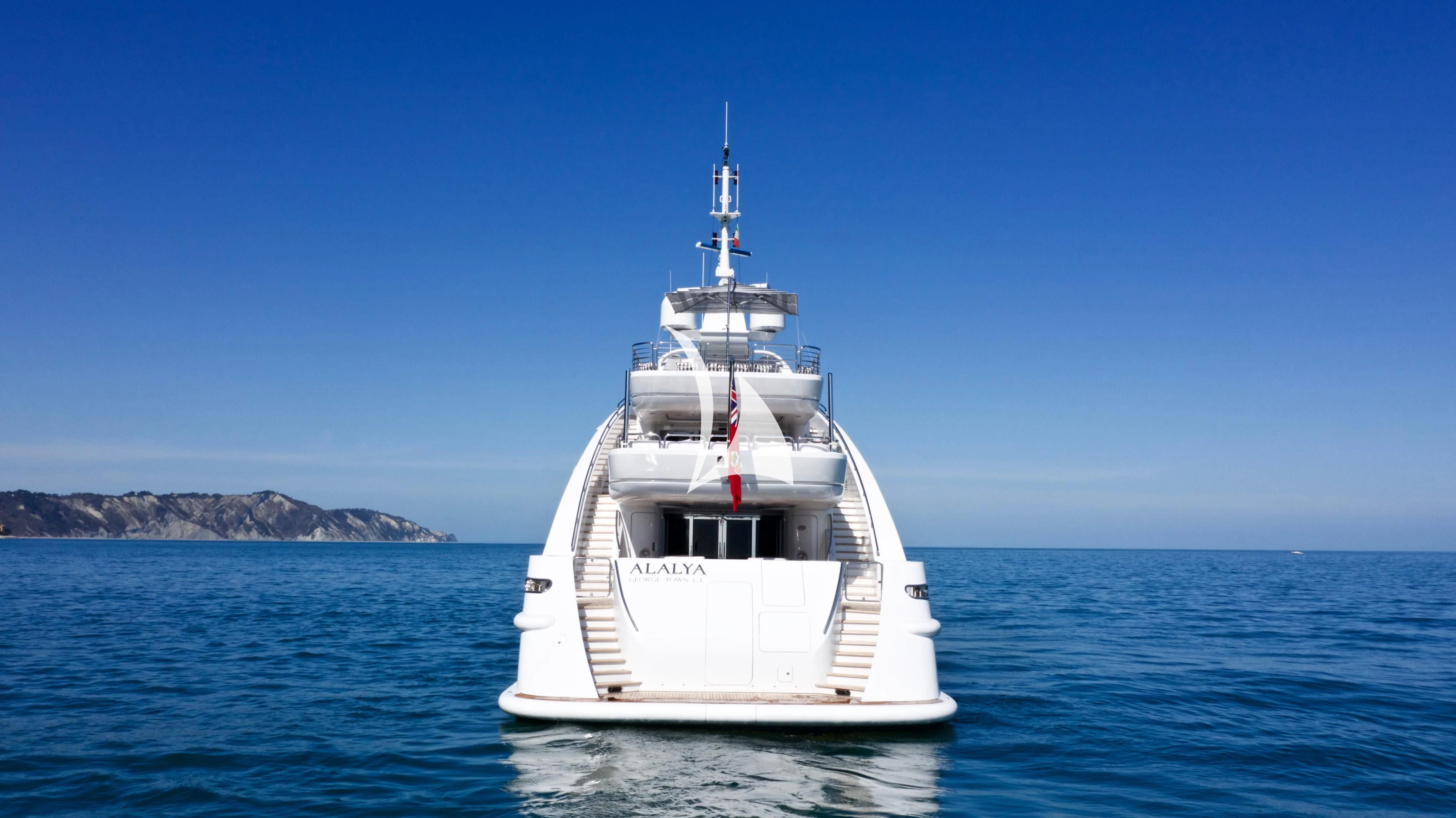 a boat in the water aboard ALALYA Yacht for Sale