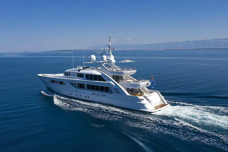a boat on the water aboard ALALYA Yacht for Sale