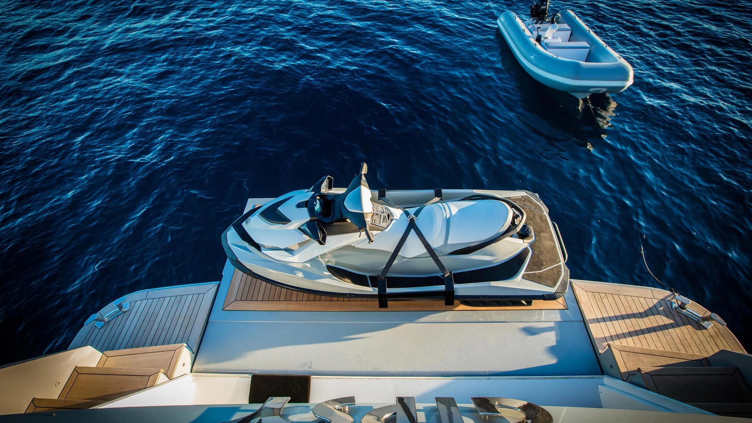 a boat on the water aboard ALALYA Yacht for Sale