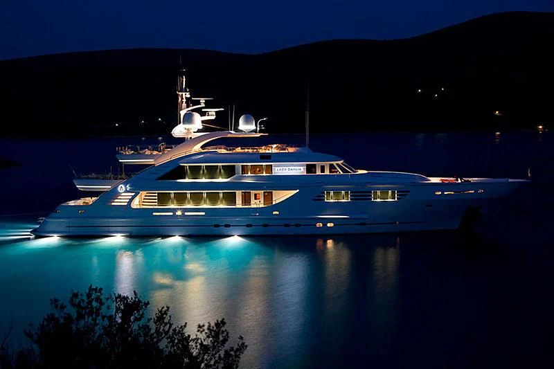 a boat on the water aboard ALALYA Yacht for Sale