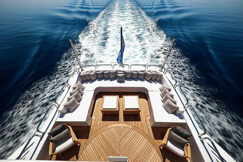 a boat on the water aboard ALALYA Yacht for Sale