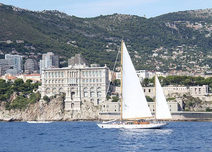 a sailboat in the water aboard WAYFARER OF LONDON Yacht for Sale