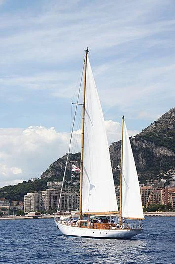 a sailboat on the water aboard WAYFARER OF LONDON Yacht for Sale