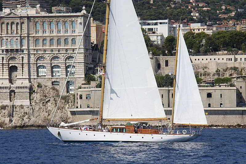 a sailboat on the water aboard WAYFARER OF LONDON Yacht for Sale