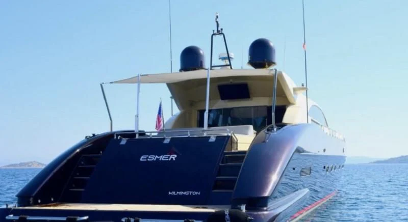 a boat on the water aboard KAYANNI Yacht for Sale