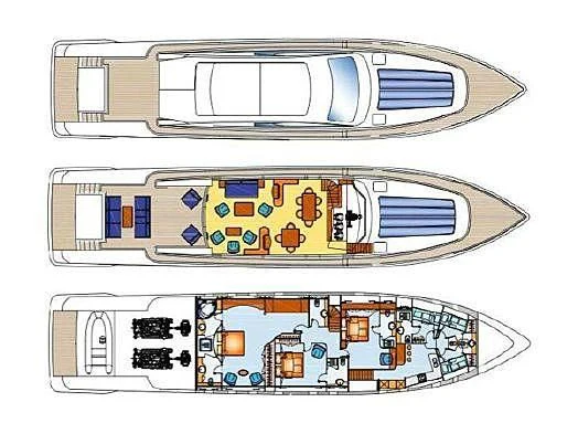 diagram aboard KAYANNI Yacht for Sale
