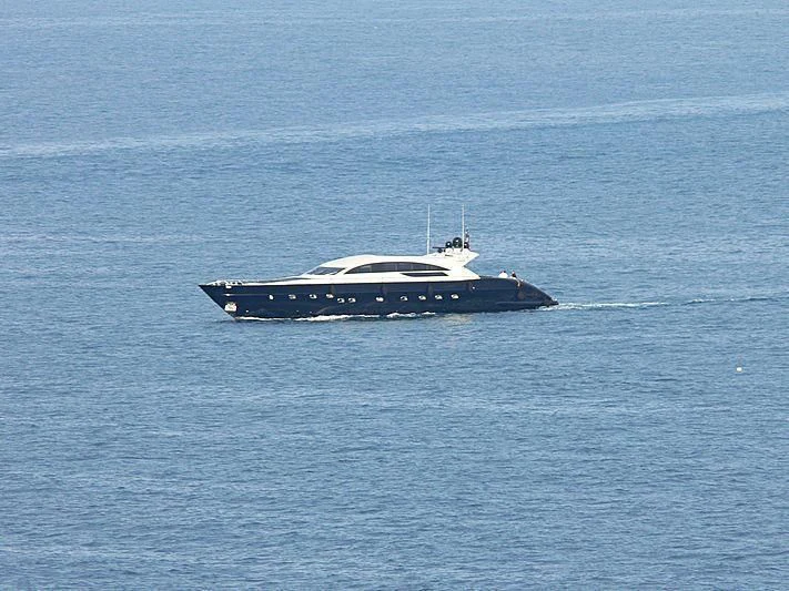 a boat in the water aboard KAYANNI Yacht for Sale