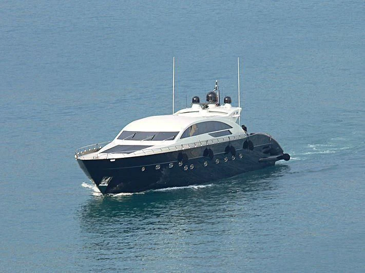 a boat on the water aboard KAYANNI Yacht for Sale