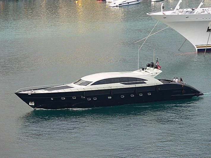 a boat in the water aboard KAYANNI Yacht for Sale