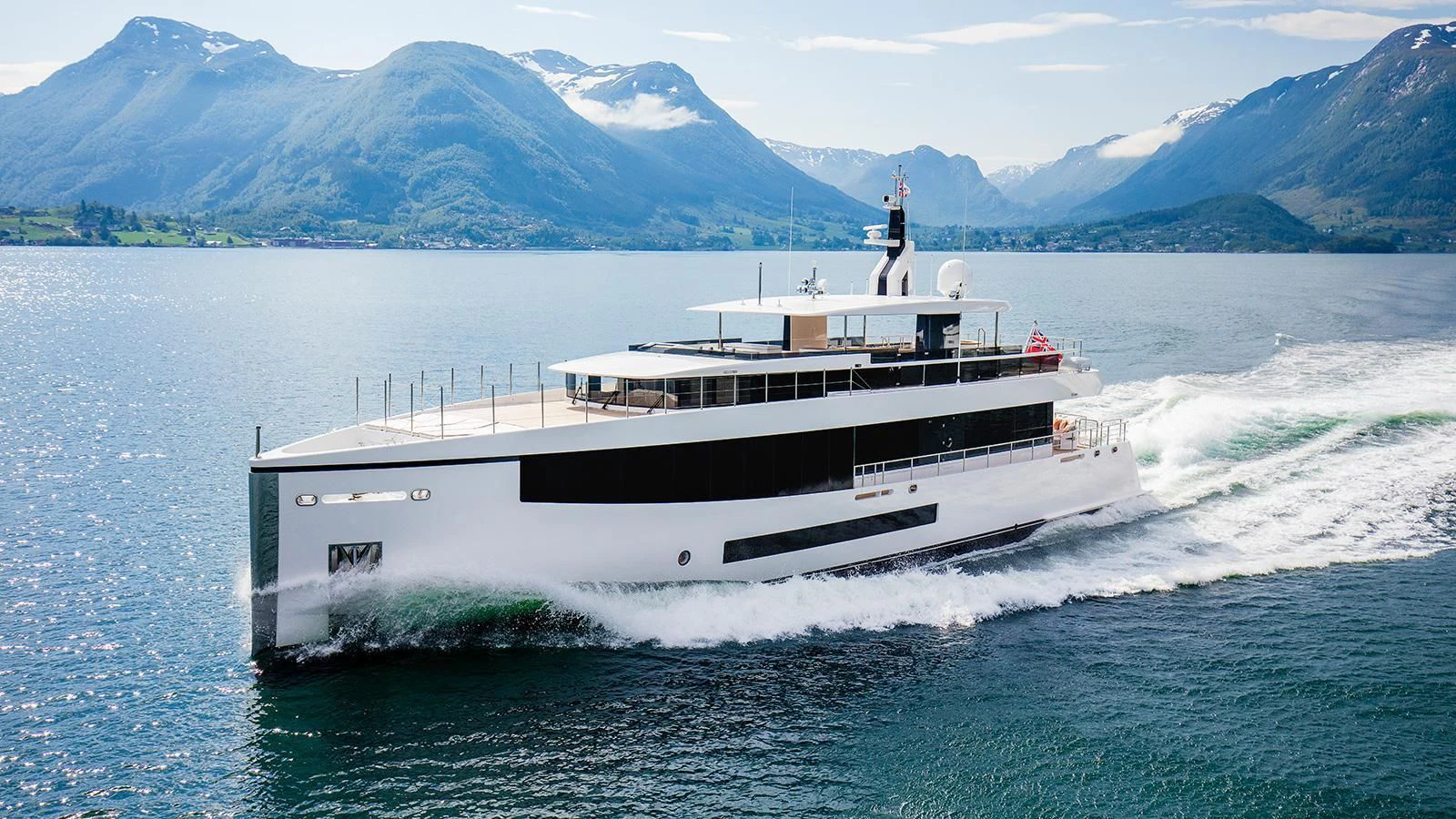 a boat on the water aboard KAMINO Yacht for Sale