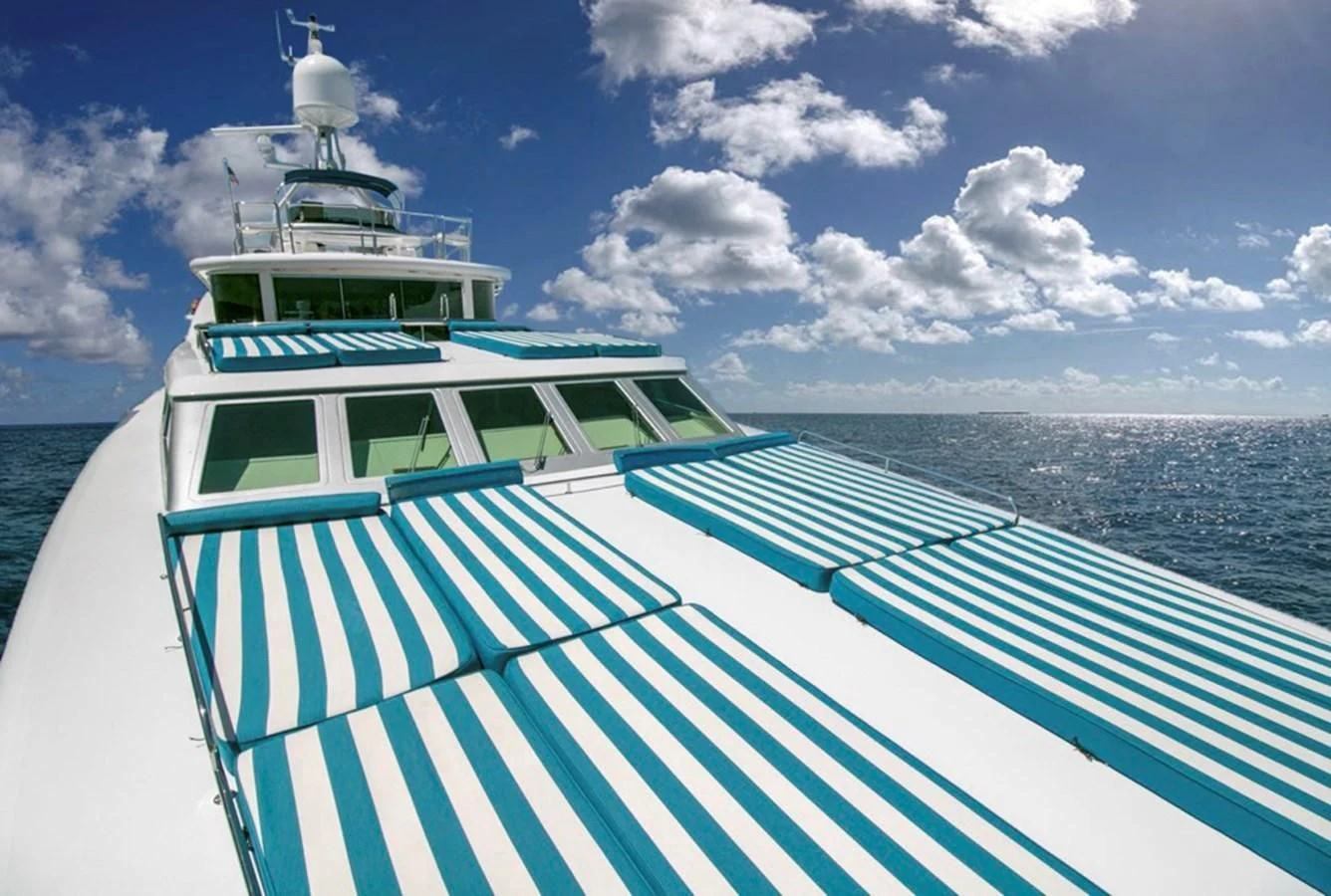 a boat on the water aboard SHALIMAR Yacht for Sale