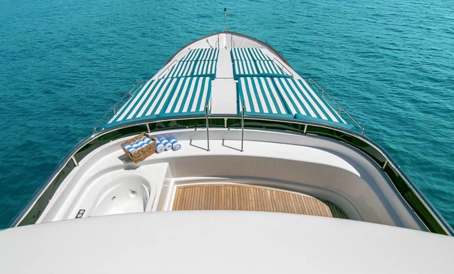 a boat on the water aboard SHALIMAR Yacht for Sale