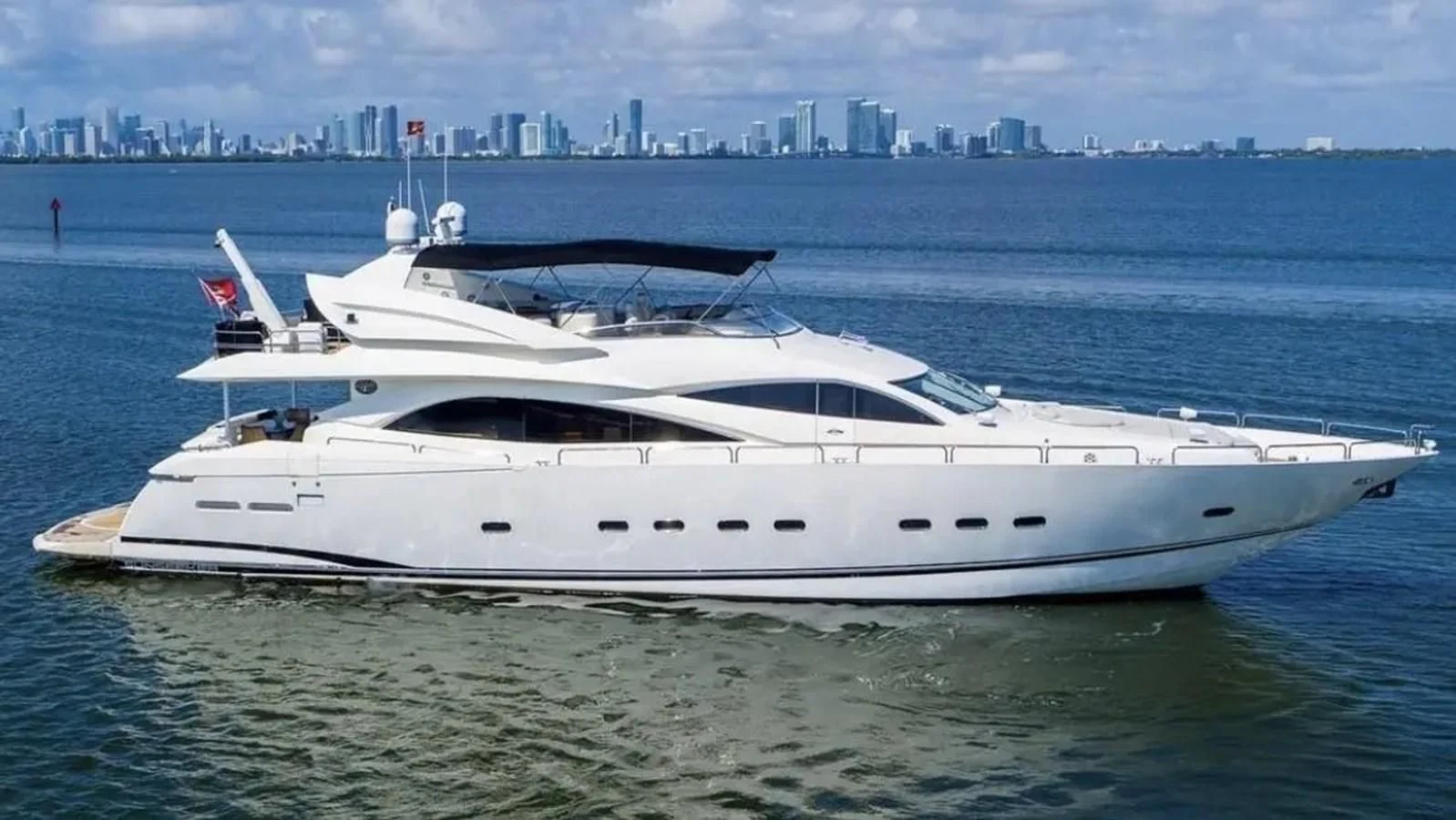 a white yacht in the water aboard 94 YACHT Yacht for Sale