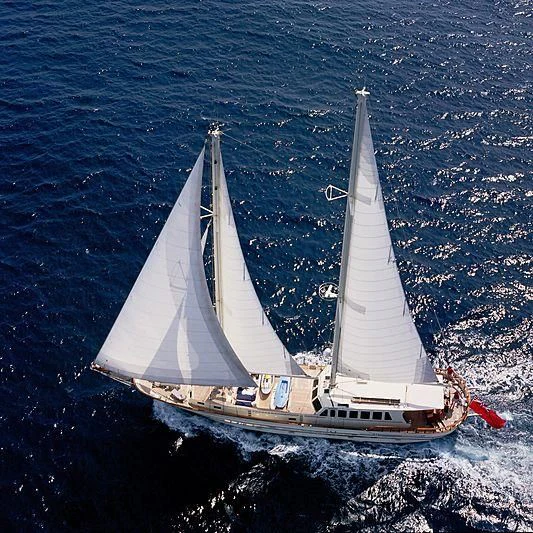 a sailboat on the water aboard TIGERLILY OF CORNWALL Yacht for Sale