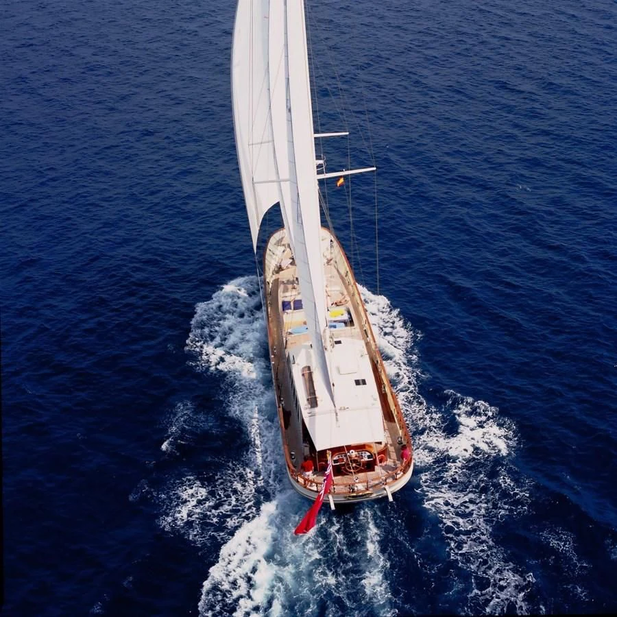 a boat on the water aboard TIGERLILY OF CORNWALL Yacht for Sale