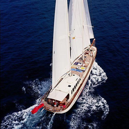 a boat on the water aboard TIGERLILY OF CORNWALL Yacht for Sale