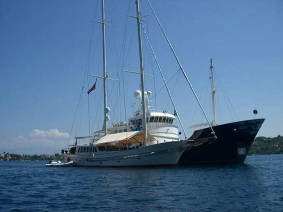 a boat on the water aboard TIGERLILY OF CORNWALL Yacht for Sale