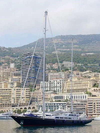 a boat in the water aboard PAZ Yacht for Sale