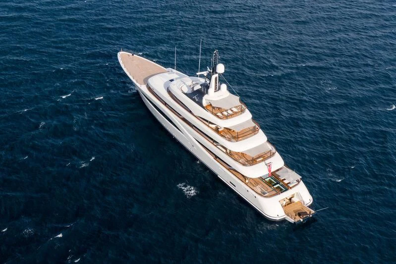 a ship in the water aboard JUICE Yacht for Sale