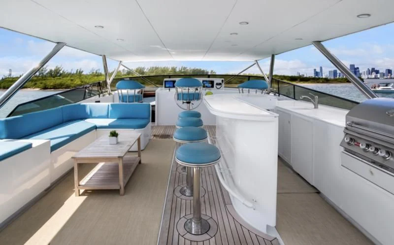a boat on the water aboard DESLIZE Yacht for Sale