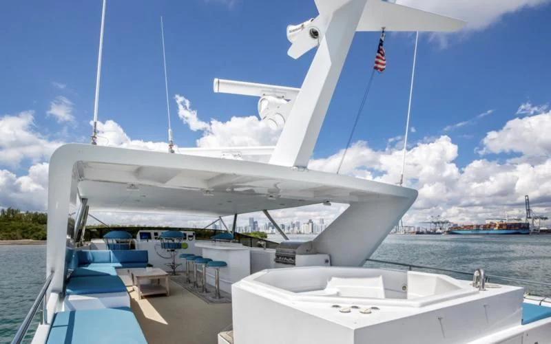 a boat on the water aboard DESLIZE Yacht for Sale